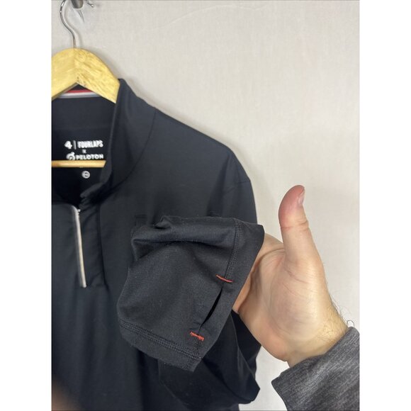 Fourlaps x Peloton Quarter-Zip Performance Pullover Black Men’s XXL - Picture 2 of 5